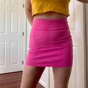 Body con high-waisted skirt